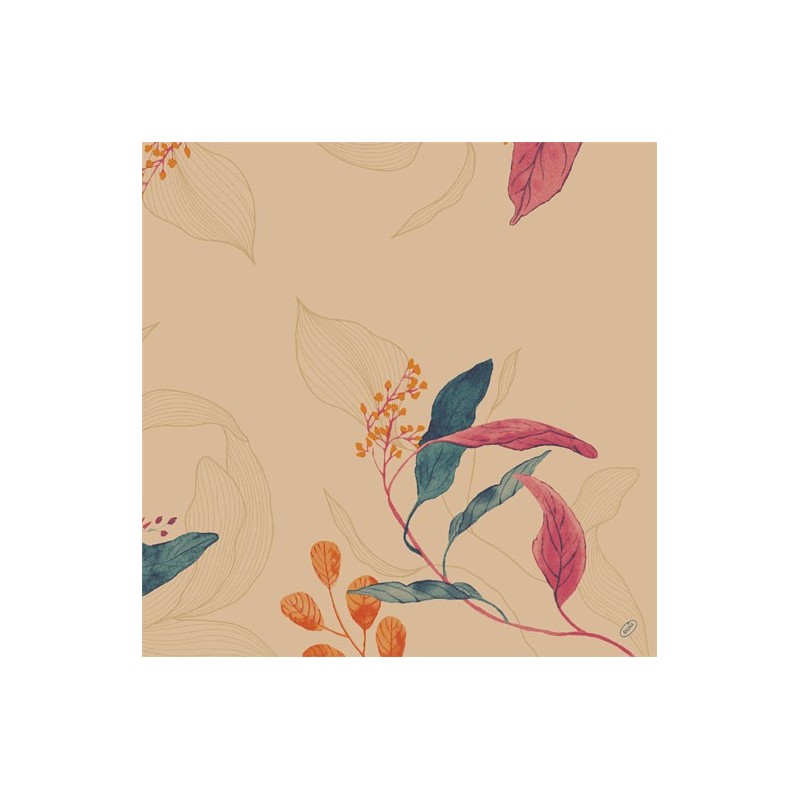 Leur motif chaleureux aux couleurs automnales est parfait pour créer une ambiance nature, cosy et convivial