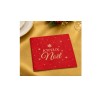 10 Tovaglioli Red Gold Flake, 33x33 cm 2veli