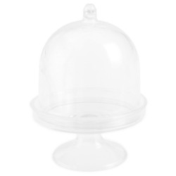 4 Schachtel Form Glocke, 5,5 x 8 cm, transparent