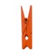 Mini-Holzclip, 2,5 cm, Beutel mit 24 Stück, orange