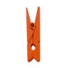 Mini-Holzclip, 2,5 cm, Beutel mit 24 Stück, orange