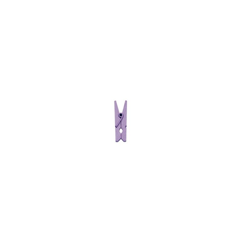 Mini-Holzclip, 2,5 cm, Beutel mit 24 Stück, Parma