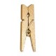 Mini clip in legno, 2,5 cm, busta da 24 pezzi, oro