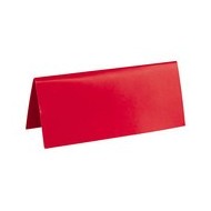Marque place, carton, 3 x 7 cm, sachet de 10 pièces, rouge