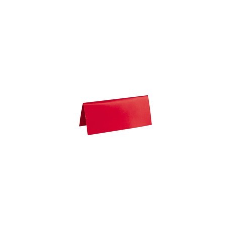 Marque place, carton, 3 x 7 cm, sachet de 10 pièces, rouge