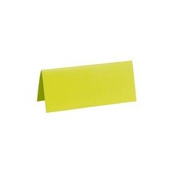 Marque place, carton, 3 x 7 cm, sachet de 10 pièces, vert