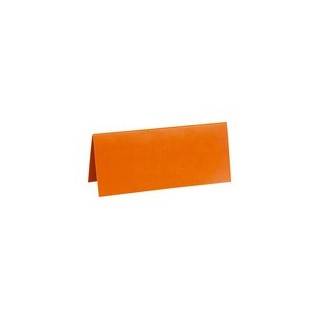Marque place, carton, 3 x 7 cm, sachet de 10 pièces, orange
