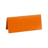 Segnaposto, cartone, 3 x 7 cm, sacchetto di 10 pezzi, arancione