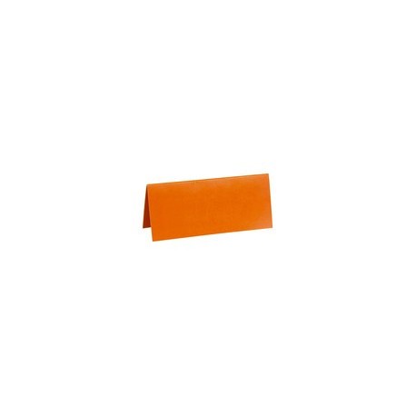 Marque place, carton, 3 x 7 cm, sachet de 10 pièces, orange