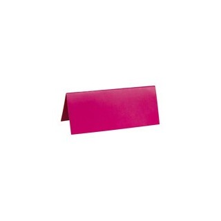 Marque place, carton, 3 x 7 cm, sachet de 10 pièces, fuchsia