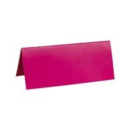 Marque place, carton, 3 x 7 cm, sachet de 10 pièces, fuchsia