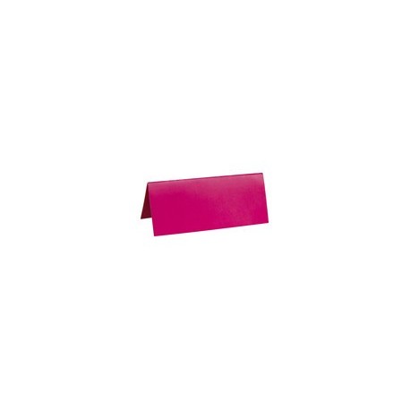 Marque place, carton, 3 x 7 cm, sachet de 10 pièces, fuchsia