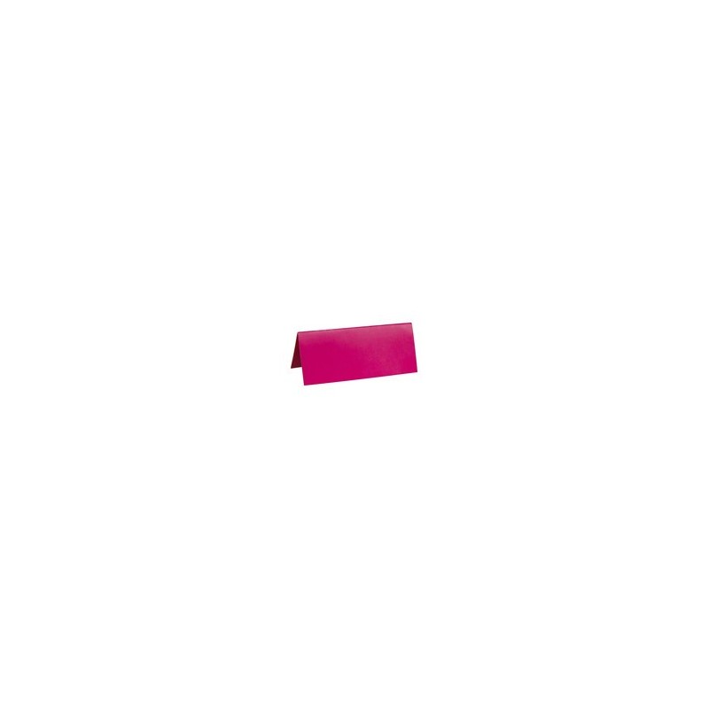 Marque place, carton, 3 x 7 cm, sachet de 10 pièces, fuchsia