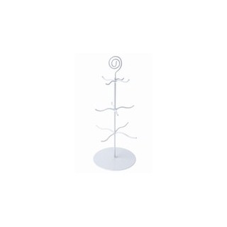 Albero portante, metallo, bianco, sacchetto da 1 pezzo