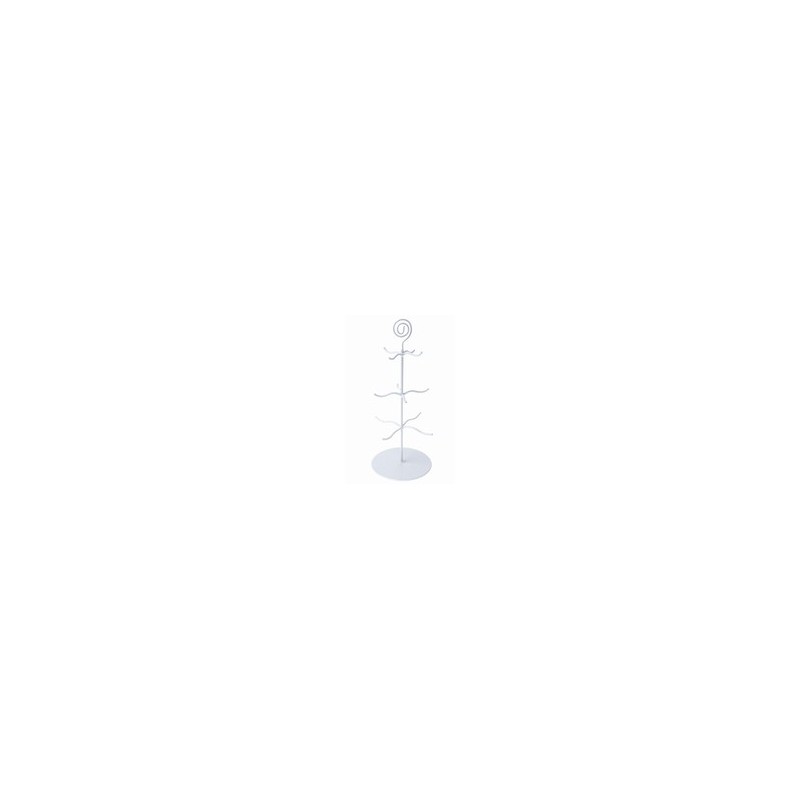 Portant arbre, métal, blanc ,sachet de 1 pièce