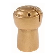 Champagner-Platzmarke, Gold, Polyresin, 3,3 x 5 cm, Beutel mit 2 Stück