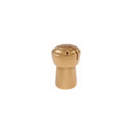 Cappellino champagne posto marca, oro, poliresina, 3,3 x 5 cm, confezione da 2 pezzi