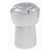Markenplatz Champagnerkappe, Silber, Polyresin, 3,3 x 5 cm, Beutel mit 2 Stück