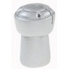 Tappo champagne segna posto, argento, poliresina, 3,3 x 5 cm, confezione da 2 pezzi