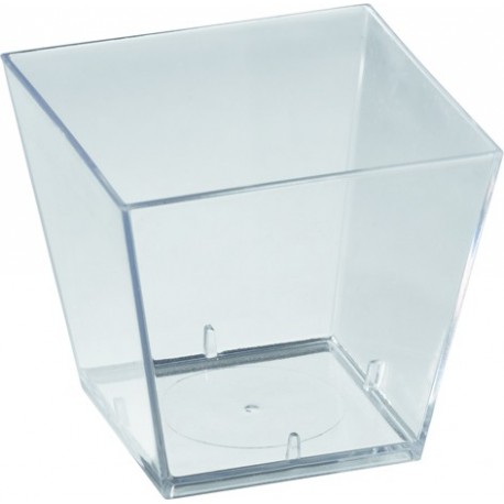 Verrine square, PS, 5x5x4 cm, 6 cl