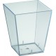 38 Verrine quadrate larghe, PS, 6x6x7 cm, 15 cl