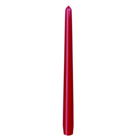 1 Kerze, 250 x 22 mm, Burgund, Dauer 7 Stunden