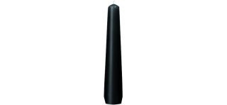 1 Kerze, 250 x 22 mm, schwarz, Dauer 7 Stunden