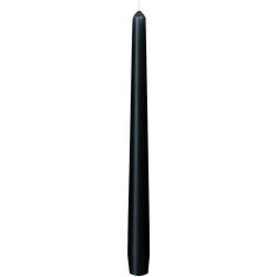 1 Kerze, 250 x 22 mm, schwarz, Dauer 7 Stunden
