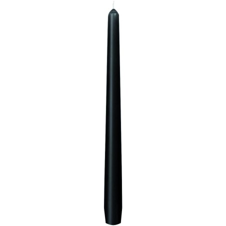 1 Kerze, 250 x 22 mm, schwarz, Dauer 7 Stunden
