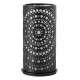 Metall-Kerzenhalter für Maxi-Teelichter oder LED, 14 x 7,5 cm, Billy, schwarz