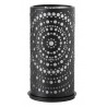 1 candelerie in metallo billy, 14 x 7,5 cm, nero