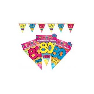 Guirlande fanion 80 ans