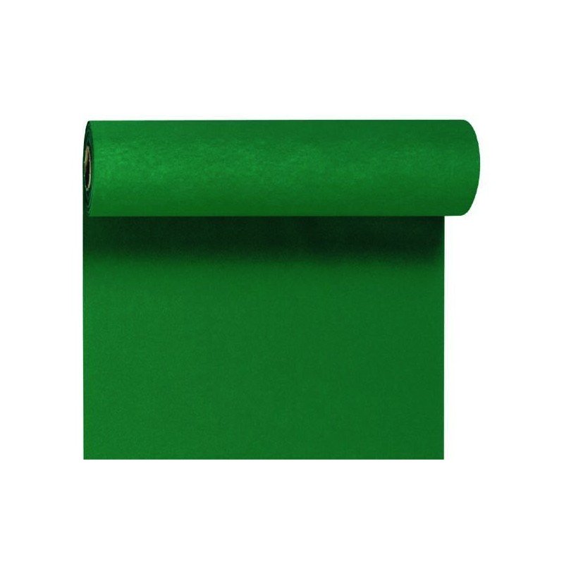 1 Dunicel-Tischläufer Tête-à-Tête, 0,40 x 24 m jägergrün