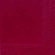 45 Dunilin-Servietten, uni, bordeaux, 40 x 40, 1/4