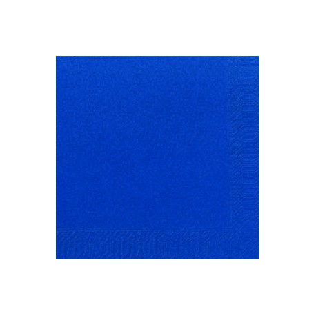 Serviettes Dunilin bleu foncé, 40 x 40, 1/4
