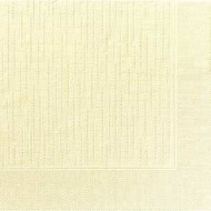 50 Klassik-Servietten, uni, cream, 40 x 40, 1/4