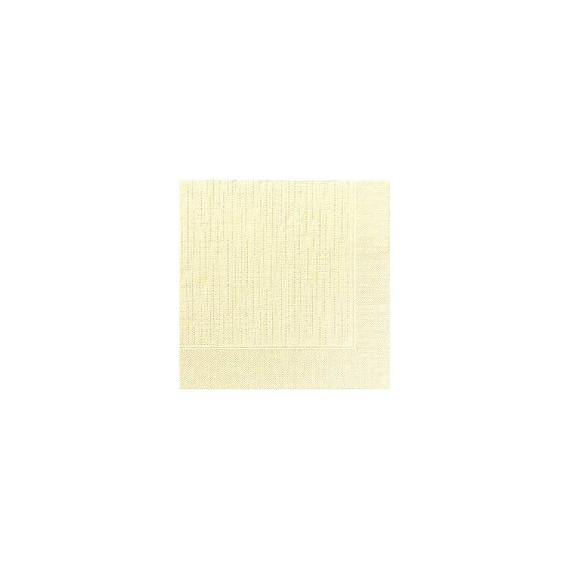 50 Serviettes classic cream, 40 x 40, 1/4