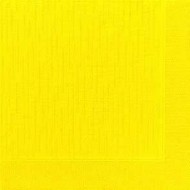 50 Serviettes classic jaune, 40 x 40, 1/4