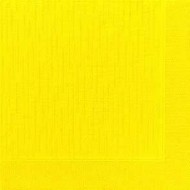 50 Serviettes classic jaune, 40 x 40, 1/4