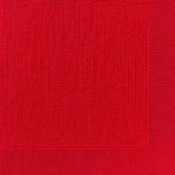 50 tovaglioli classic rosso, 40 x 40, 1/4