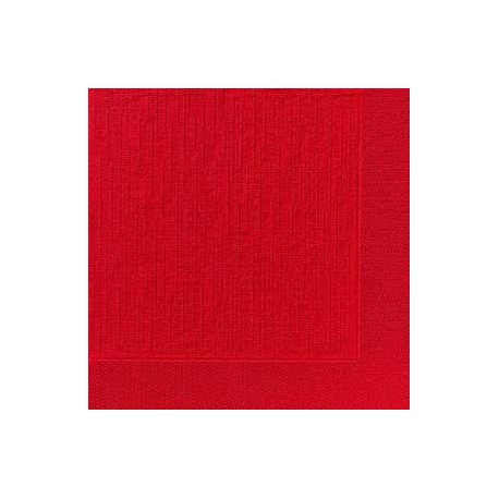 Serviettes classic Rouge, 40 x 40, 1/4