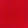 50 tovaglioli classici rossi, 40 x 40, 1/4