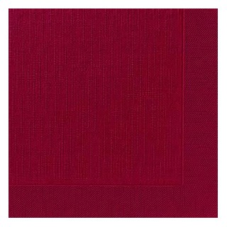 Serviettes classic bordeaux, 40 x 40, 1/4