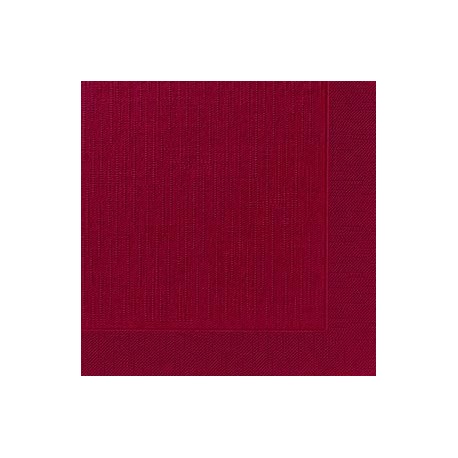 Serviettes classic bordeaux, 40 x 40, 1/4