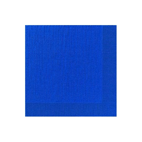 50 Serviettes classic, bleu foncé, 40 x 40, 1/4