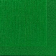 50 serviettes classic, vert chasseur, 40 x 40, 1/4