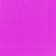 50 Klassik-Servietten, uni, fuchsia, 40 x 40, 1/4
