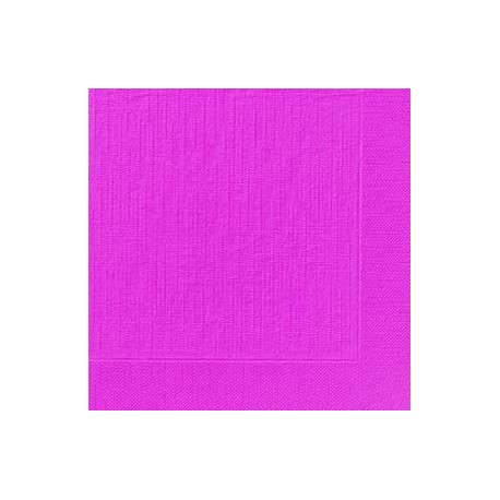 50 Serviettes classic fuchsia, 40 x 40, 1/4