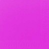 250 Serviettes coktail 24x24 fuchsia