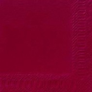 50 Servietten, 33x33, 3 lagig, bordeaux